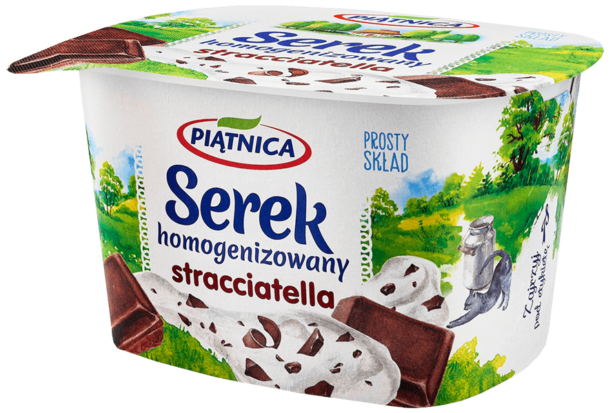 PIĄTNICA - serek homogenizowany stracciatella