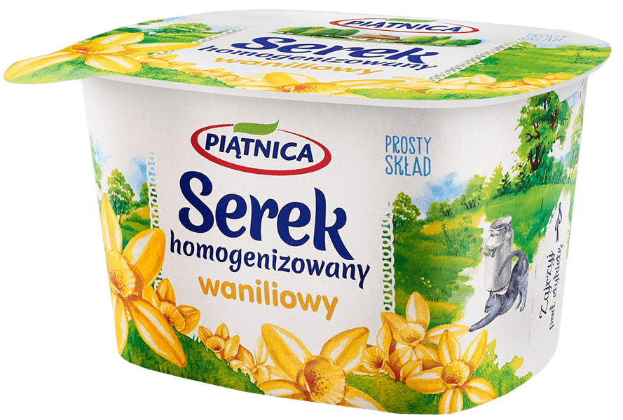 PIĄTNICA - serek homogenizowany waniliowy